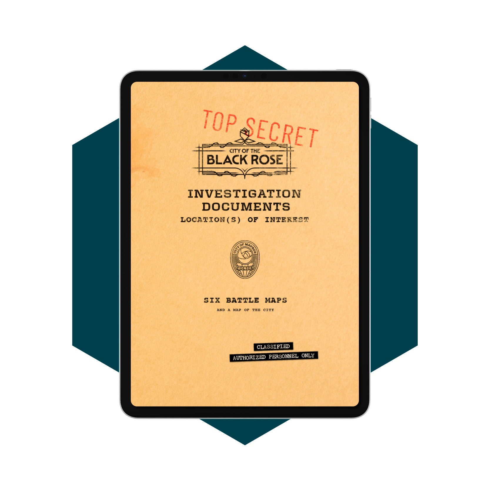 City of the Black Rose: Battle Map Pack