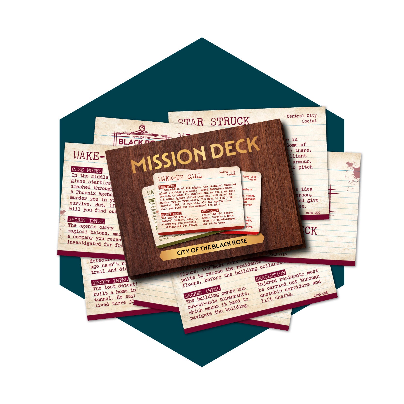 City of the Black Rose Mission Deck