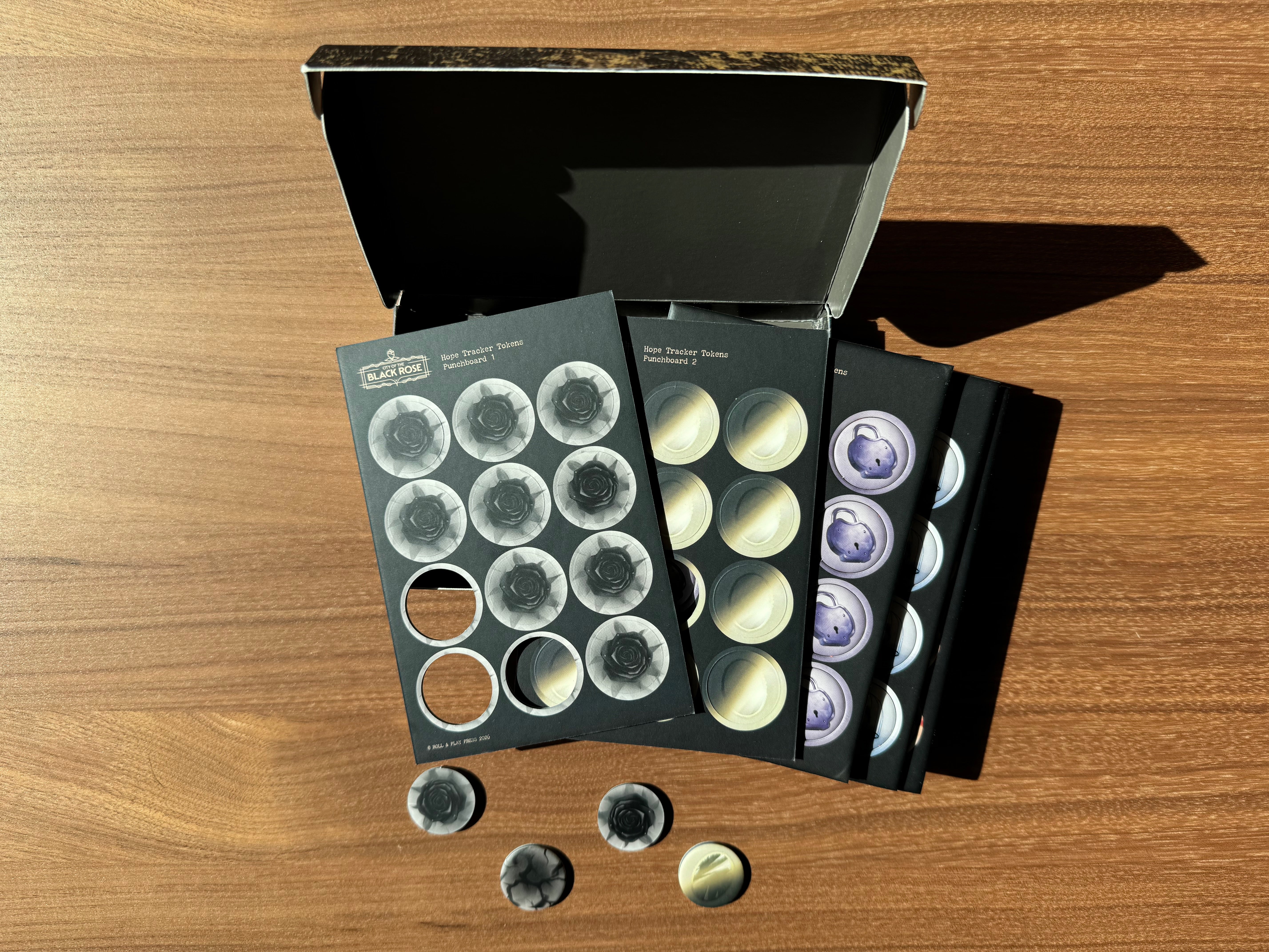 City of the Black Rose: Hope and Fear Token Set