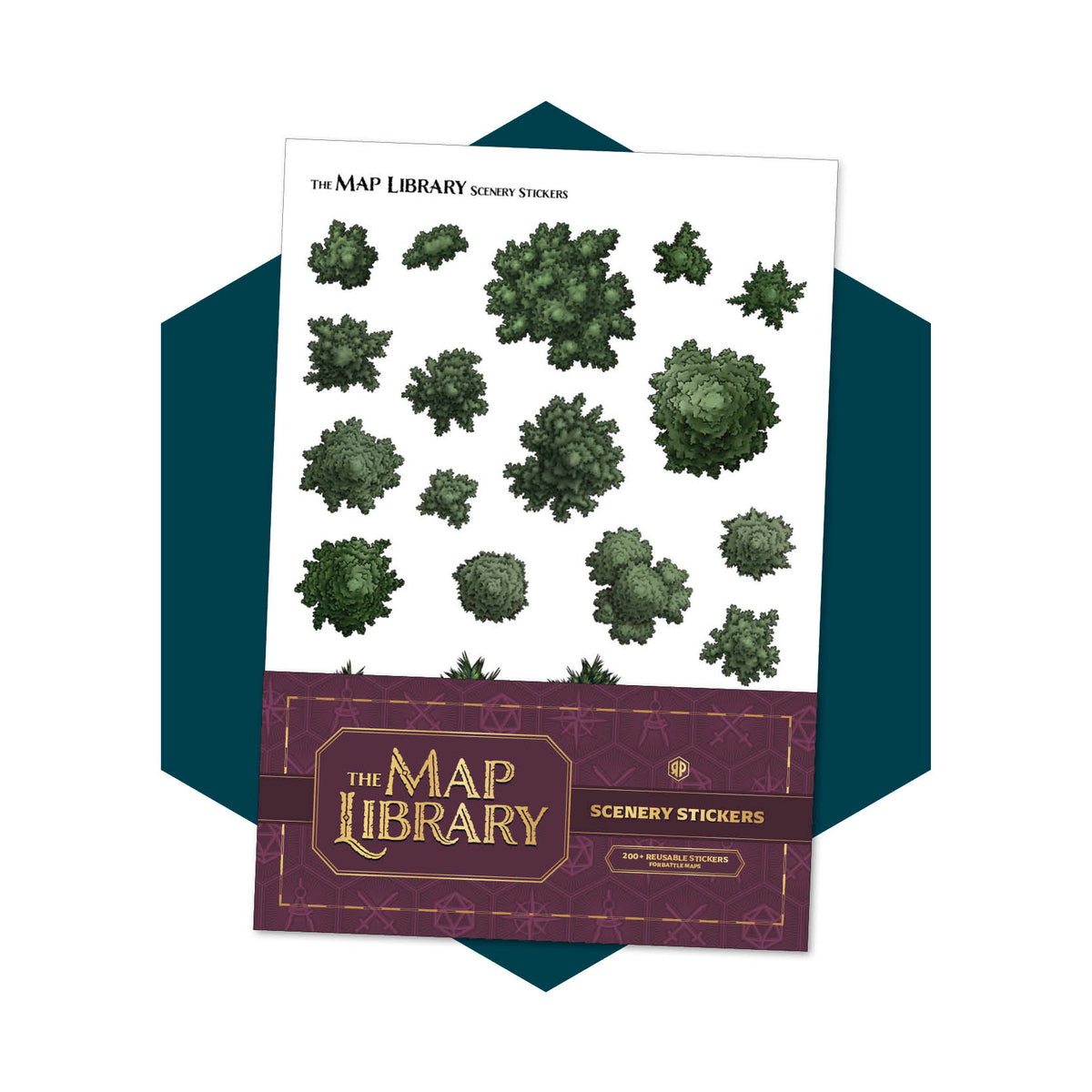 The Map Library: Scenery Stickers