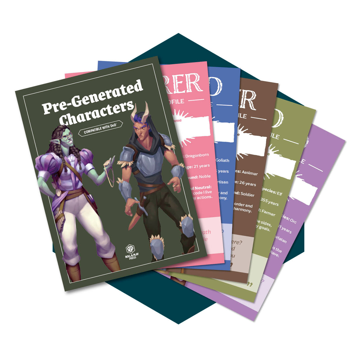 Pre-Generated Characters (DnD)