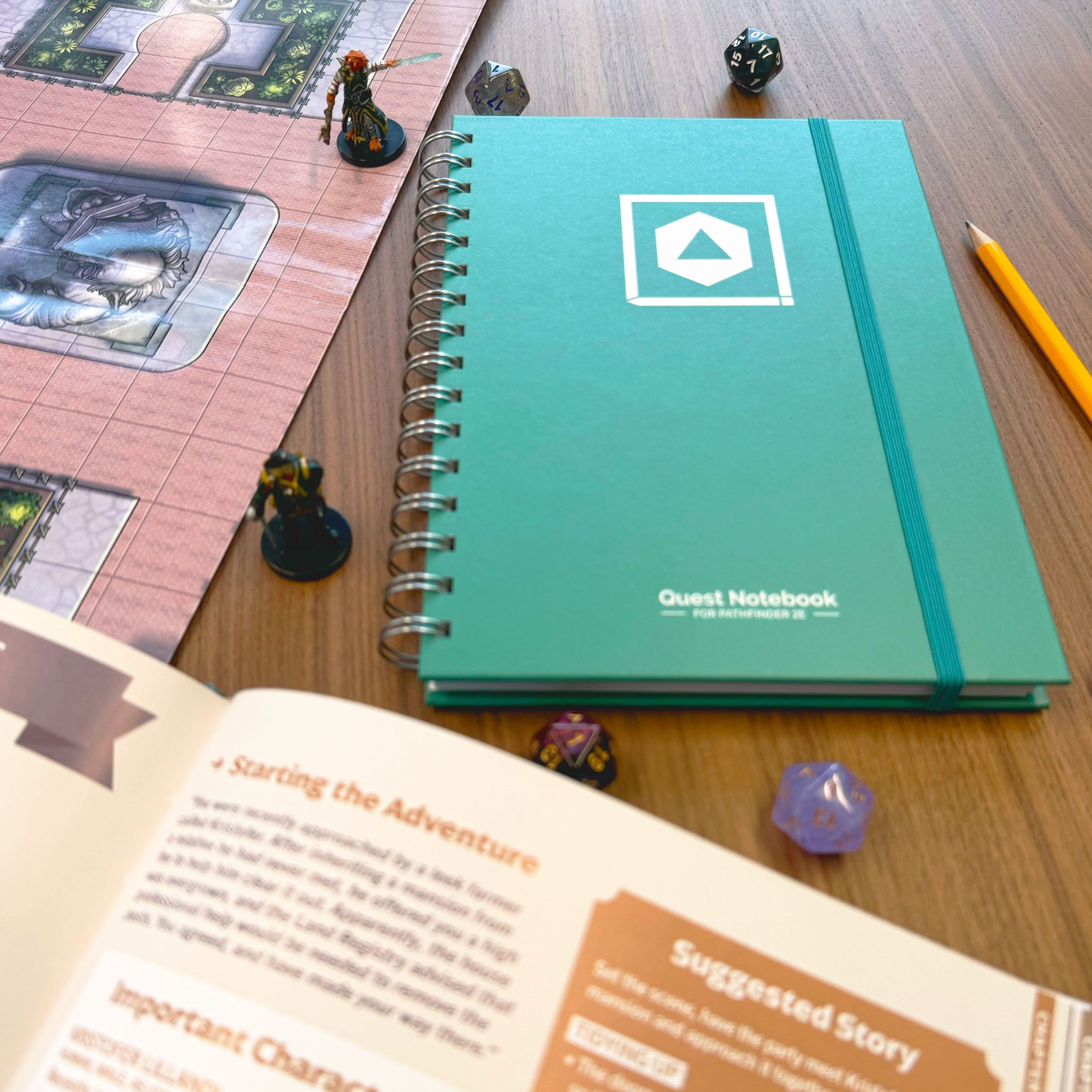 Pathfinder Character Quest Notebook