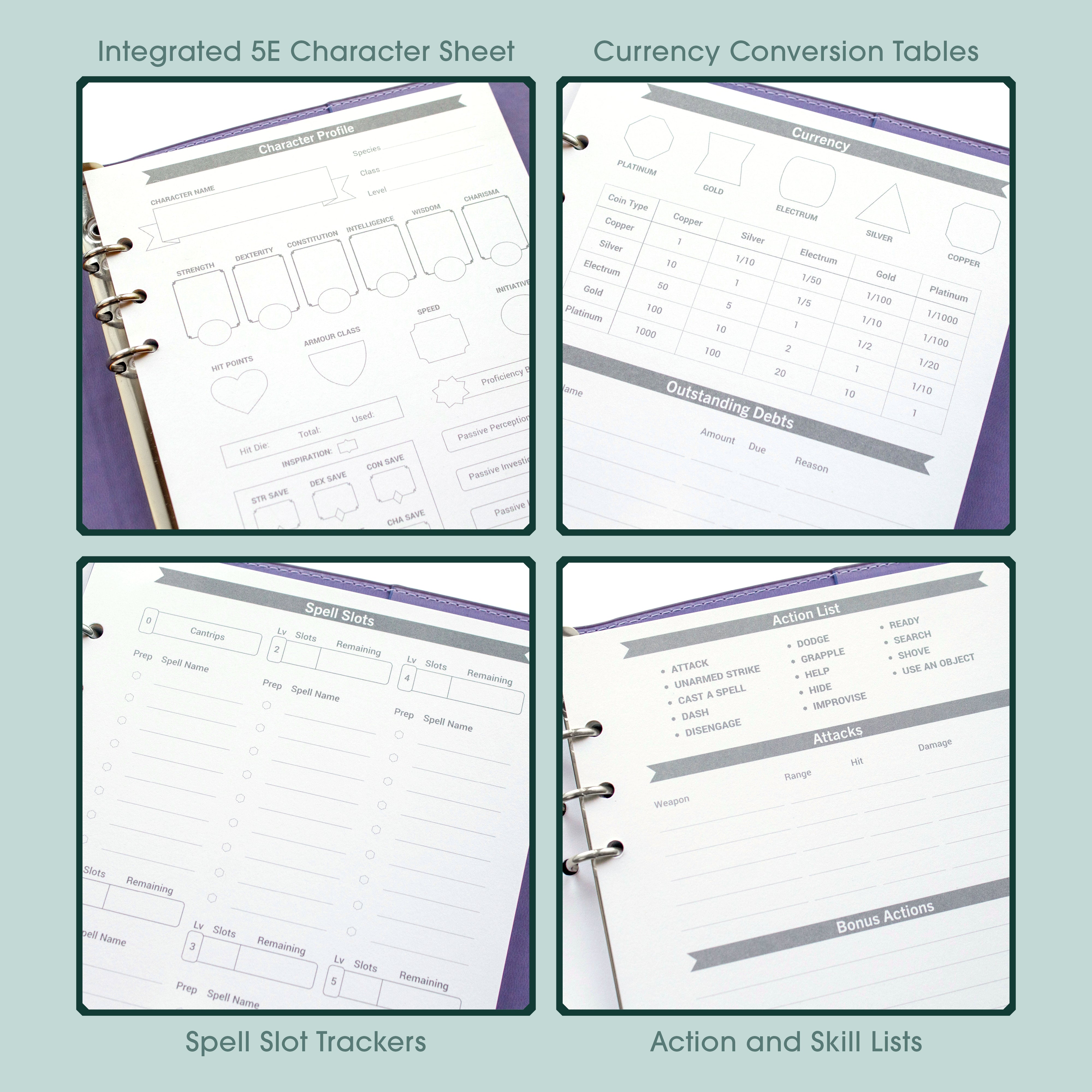 DnD Character Quest Journal