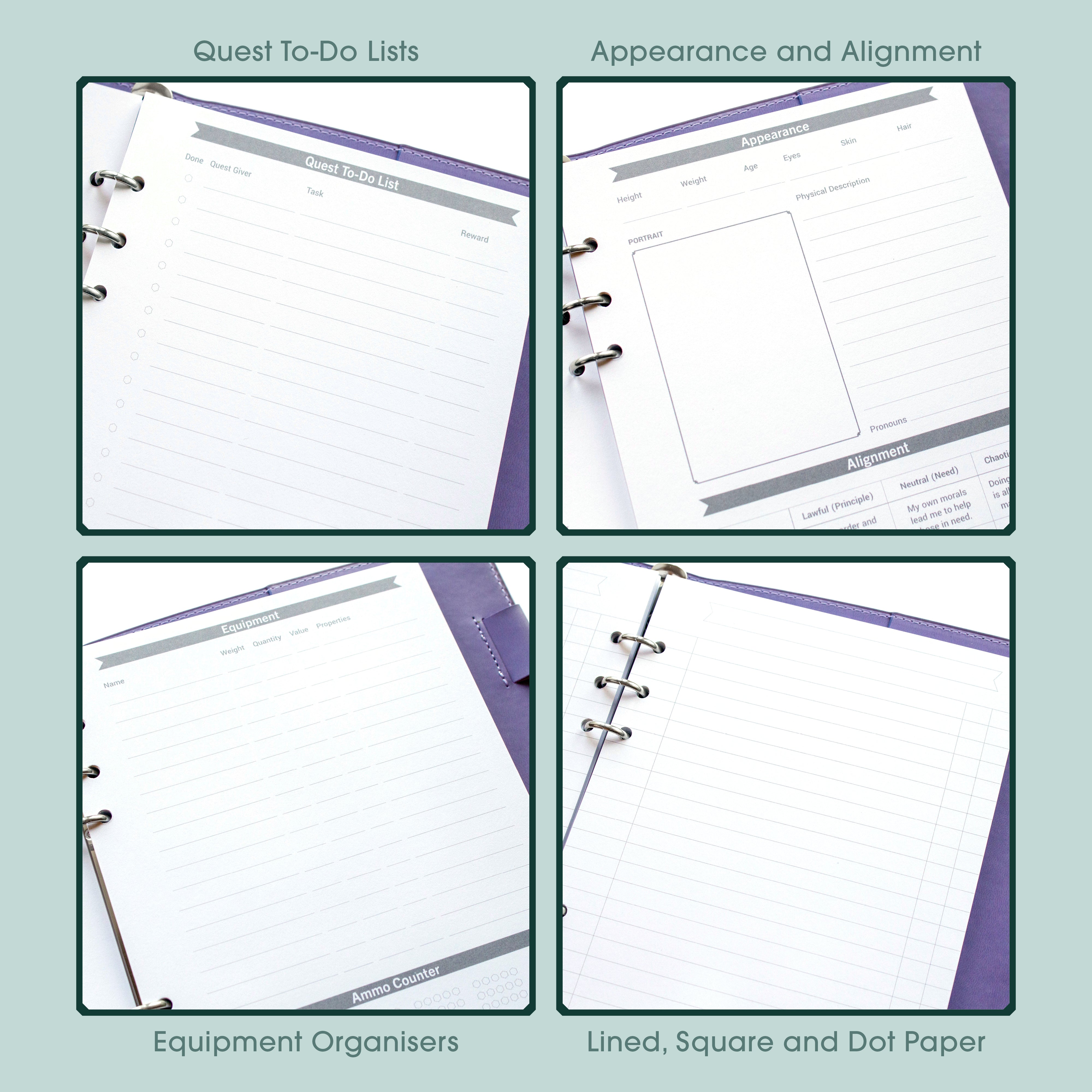 DnD Character Quest Journal