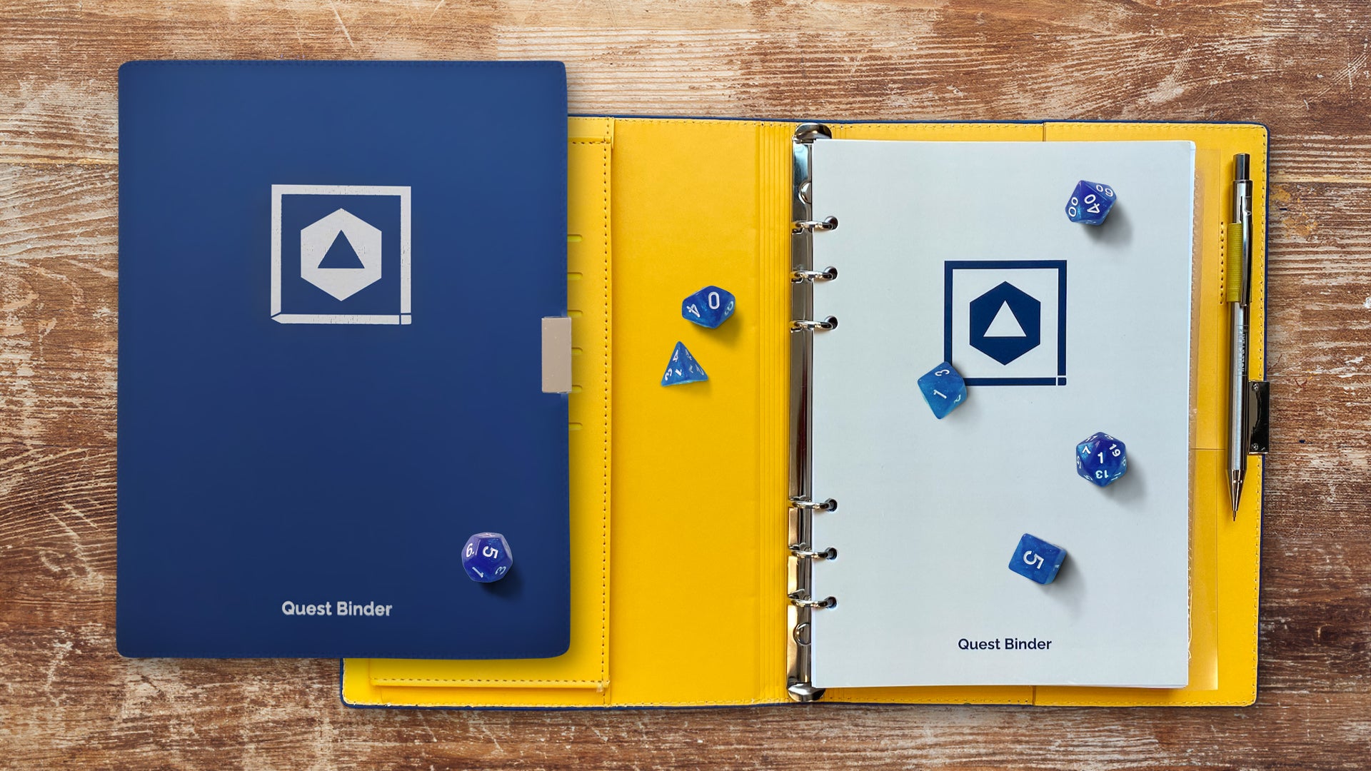 Effortlessly record your characters, worlds and adventures with our stunning notebooks and other organisational tools.