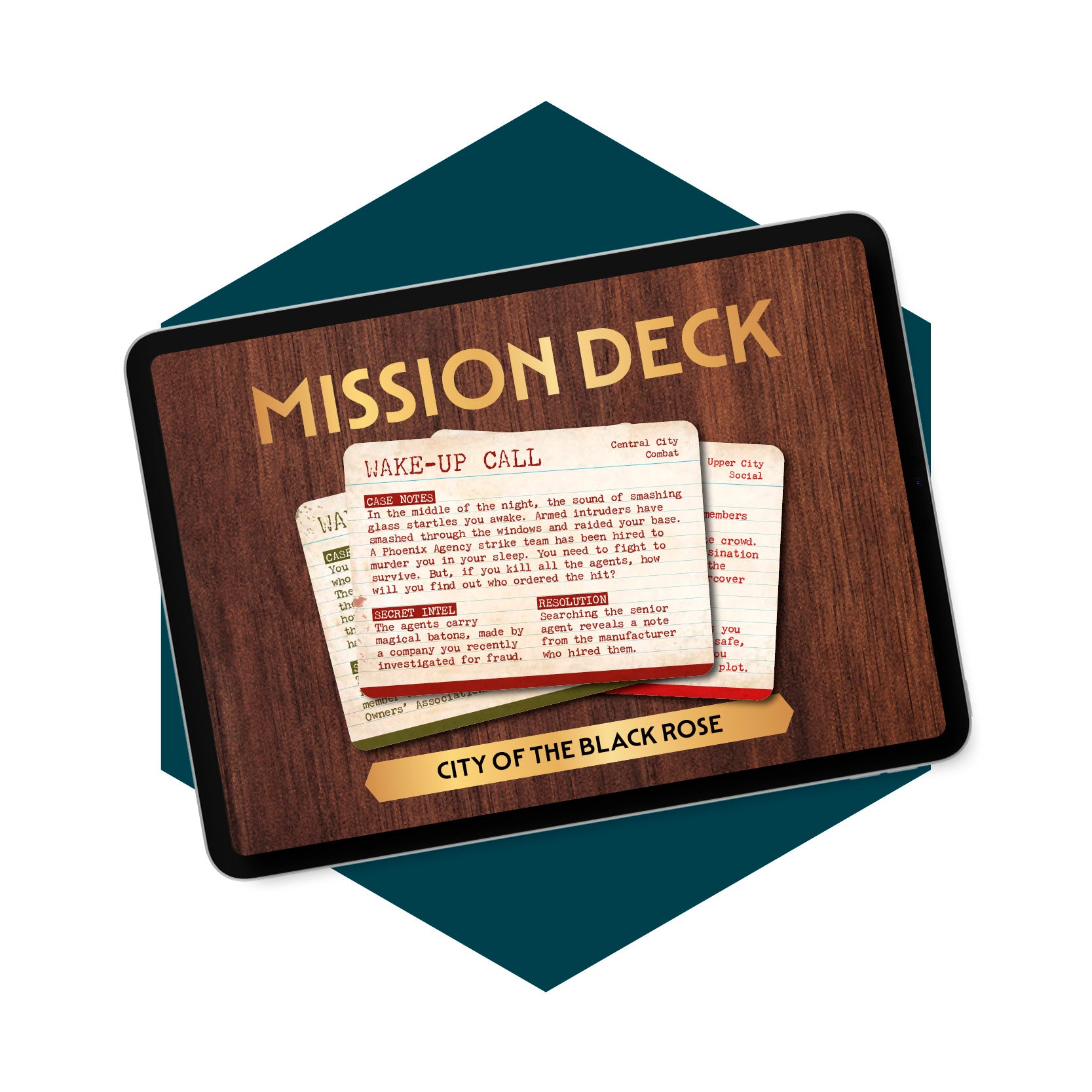 City of the Black Rose Mission Deck