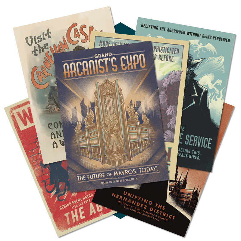 City of the Black Rose: Poster Set