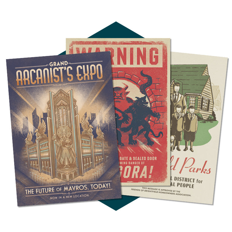 City of the Black Rose: Poster Set
