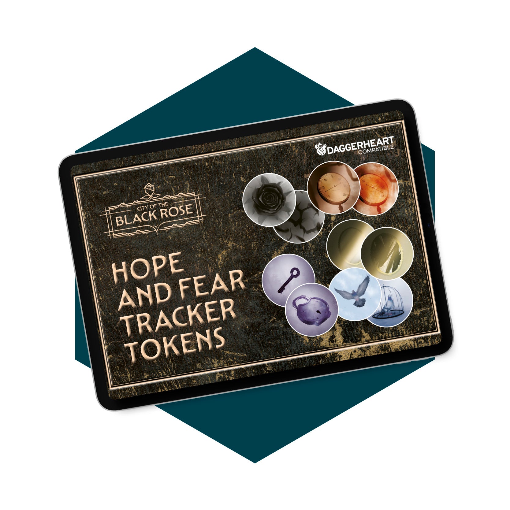 City of the Black Rose Hope and Fear Token Set