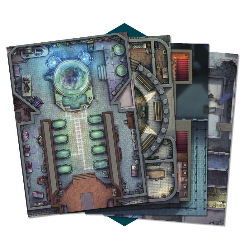 City of the Black Rose: Battle Map Pack