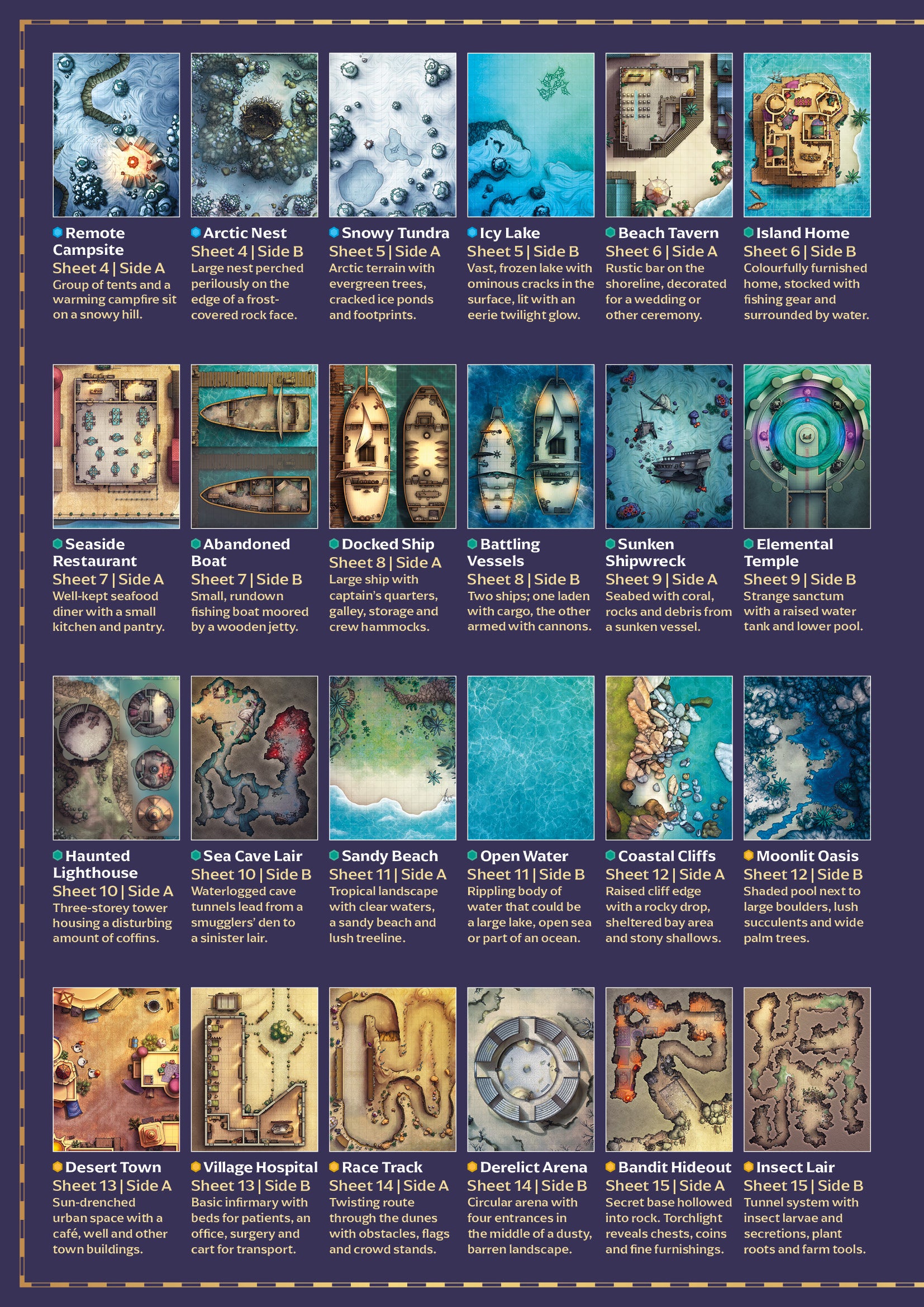 [Pre-Order] Map Library for One-Shot Wonders