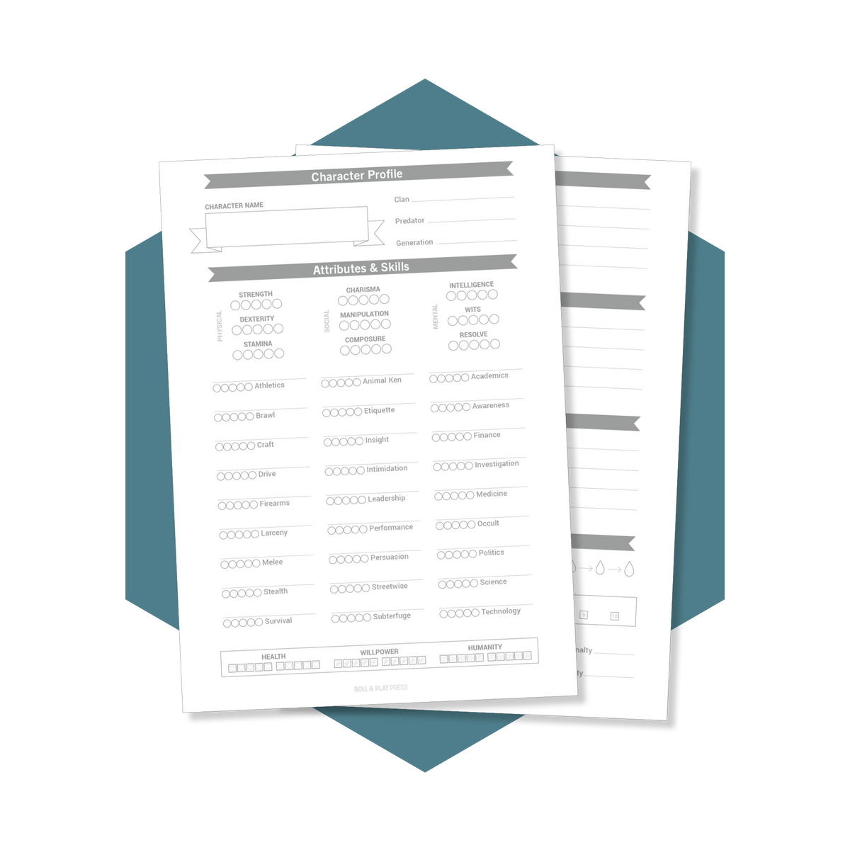 Model Digital's Sheet Examples Notebook Digital Sheets